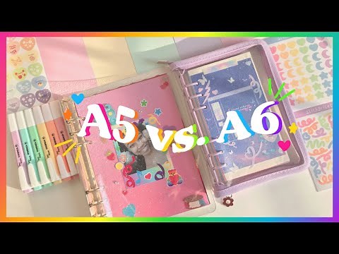 A5 VS A6 RING BINDER: Which is the better BINDER JOURNAL for you?