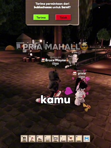 Bersantai di Indo Camp di Roblox