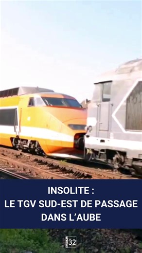 🚄📸 Passage exceptionnel dans l’Aube ! La légendaire rame TGV n°16, détentrice du record de vitesse sur rail, a traversé le département. Un moment rare, immortalisé par quelques passionnés, dont Quentin Dal Degan, près des voies à Barberey-Saint-Sulpice. 📺 À revoir en replay sur Canal32.fr ! #TGV #Troyes #BarbereySaintSulpice #Canal32 #Replay | Canal 32