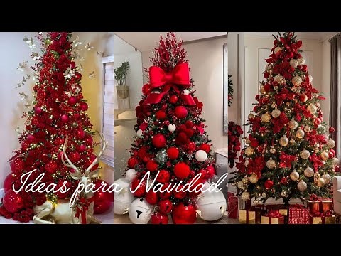 ARBOLES de NAVIDAD en TENDENCIA 2025-2026 🎄ideas para decorar el árbol de navidad