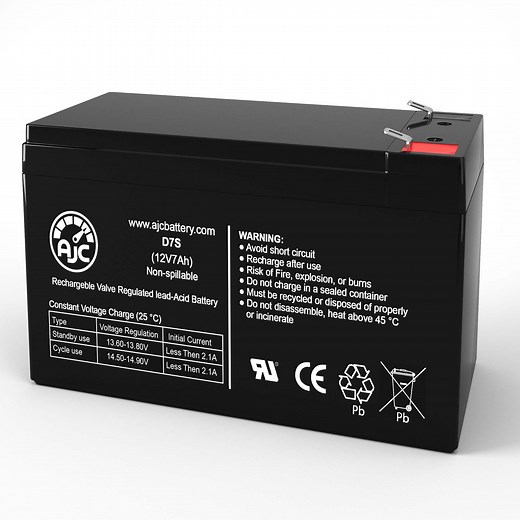 AJC Battery Compatible with CyberPower CS CST135XLU 12V 7Ah UPS Battery