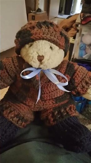 My Bennie Bean resting outfit #crochet #heartbroken #babyaccessories