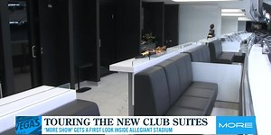 INSIDE LOOK at the new luxury suites inside Allegiant Stadium