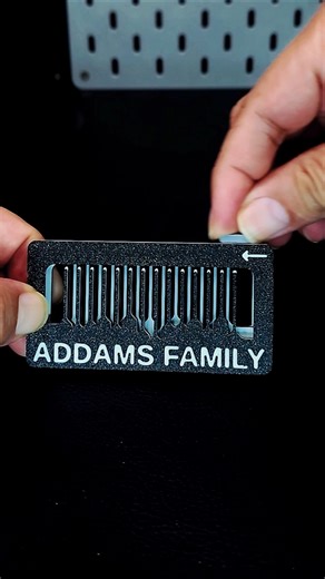 The Addams Family Theme 🕷️🖐️ (Wednesday Vibe) | 3D Printed Fidget #shorts