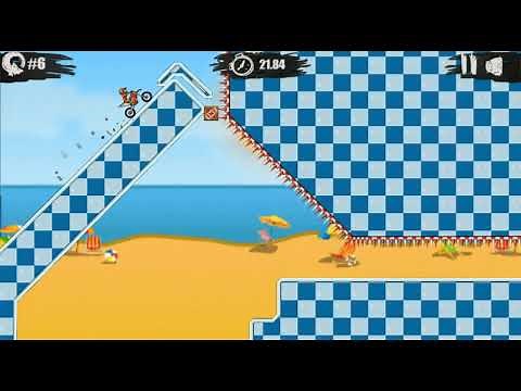 Moto X3M 5 Pool Party (level 6)