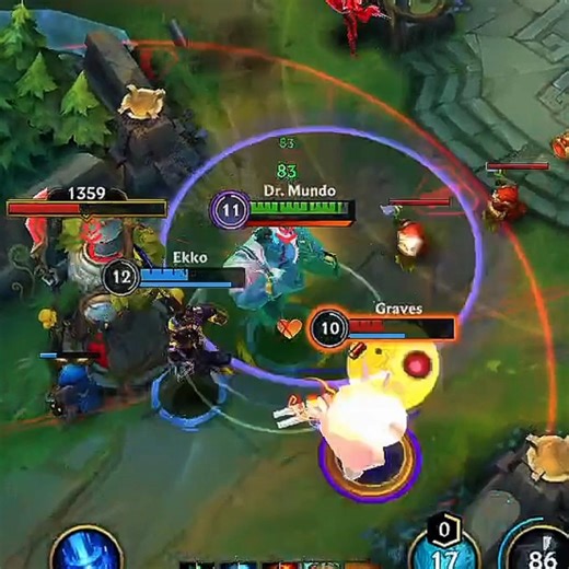 machine gun mundo in wild rift is insane OP league of legends wild rift WR lol