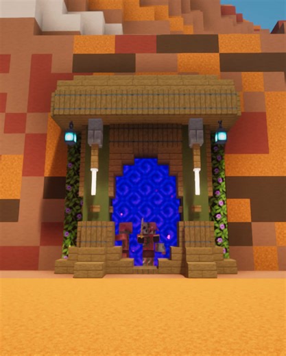 Creating an Aesthetic Portal in Minecraft