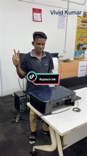 Canon Printer Replace Ink 🖨️ ✅ 💯TRUSTED ✅ 💯 WE CAN FIX Business hours⏰ ▪️ MON - SAT: 9:30am - 8:00pm ▪️ SUN: CLOSED 📌 Located at Kapar 📞 014 - 326 0143 / 03 - 3250 2737 📍 https://linktr.ee/kcc.it #fypシ゚ #canon #printer #replace #ink