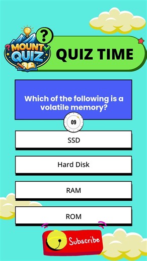 Which of the following is a volatile memory?