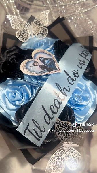 Corpse Bride Bouquet🦋 #halloween#ramosbykarmen#fyp | bouquet