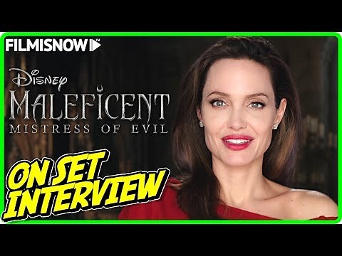 MALEFICENT: MISTRESS OF EVIL | Angelina Jolie "Maleficent" On-set Interview