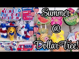 THE SUMMER 2025 DOLLAR TREE HOME DECOR IS POPPING!🎇