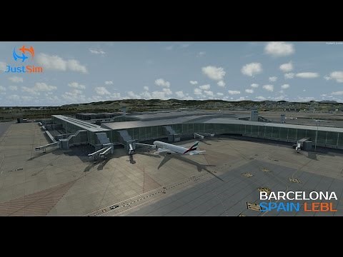 JustSim - LEBL Barcelona–El Prat Airport for P3D/FSX