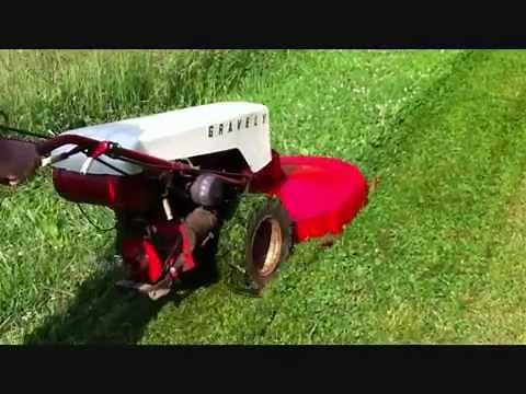 Video #6 Gravely Tractor Demonstration Series 1964 Gravely Tractor L8 30" Grass Mower