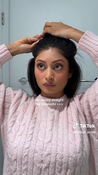 Thermal Brush Blowout: Effortless Old Money Hairstyle