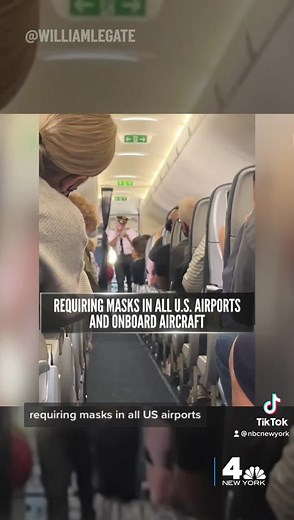 14K views · 62 reactions | After a federal judge in Florida struck down a national mask mandate on airplanes and mass transit Monday, airlines and airports swiftly began repealing their requirements that passengers wear face coverings. #airlines #mask #mandate #flight #facecovering #policy #COVID19 #travel #nbc4ny | NBC New York | Facebook