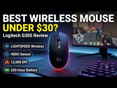 Best Wireless Gaming Mouse Under $30? Logitech G305 Lightspeed Review