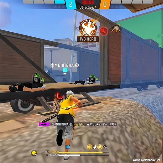 MAX Level P90 Aura in Full Bright Mode 🤯 #freefire #shorts #subs