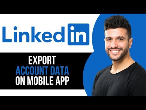 How to Export Account Data in LinkedIn Mobile App