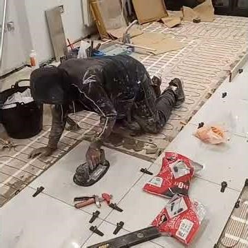 Floor Tiles installation on Under Floor Heating System Installation Stage 2 #DIY #heater