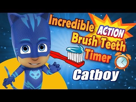 Incredible Action Toothbrushing Timer PJ Masks Catboy
