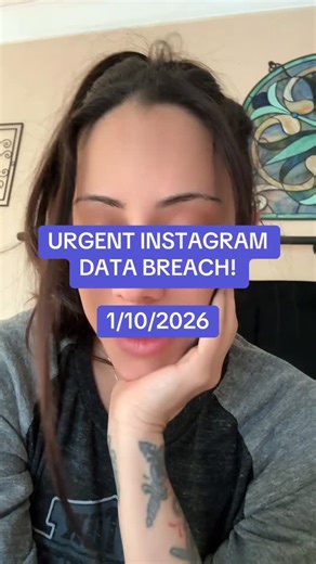 Wendy O - I DIDNT DM YOU on Instagram: "URGENT INSTAGRAM DATA BREACH! CHANGE YOUR PASSWORD NOW 1/10/2026 #cryptowendyo #instagram #viralvideos #security #viral"