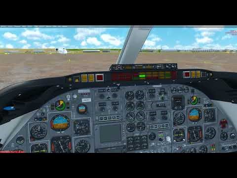 Xtreme Prototypes GLJ Model 25D Learjet in P3D v4.3 on July 29, 2018