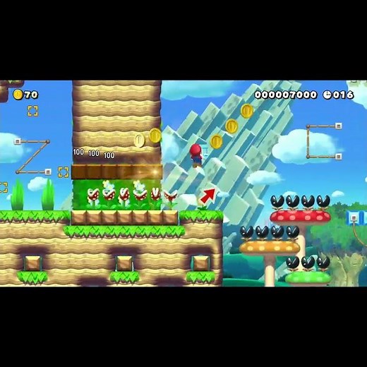 ～グリーンスピードラン！！～ GREEN SPEEDRUN！！ by まるえもん！ [Maruemon!] #shorts 🍄Super Mario Maker 2 ✹Switch✹ #csi