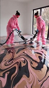 [AI Concept] DIY Marble Epoxy Floor Transformation! (Satisfying Process & Final Reveal)