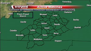 A Severe Weather Alert Day continues, localized flooding possible
