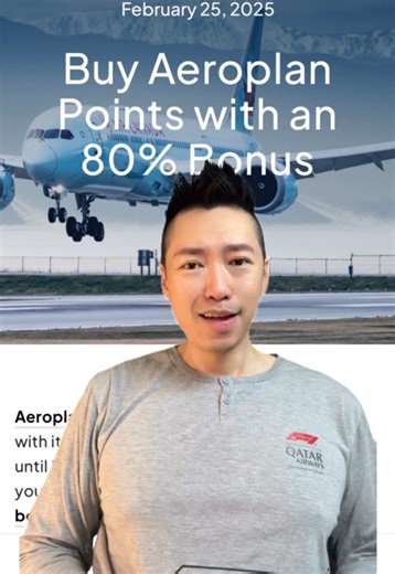 Evaluating Aeroplan's 80% Bonus Points Promotion