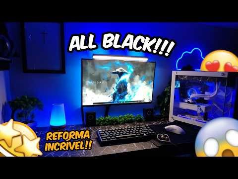 Transforming the setup from full white to all black! - Refurbishment + Upgrade - PPE. #01