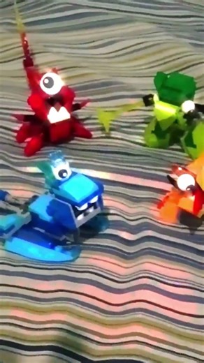 Red, green, blue and yellow #mixels #shorts