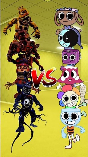 FNAF 4 Animatronics VS Dandy’s World #fnaf #dandysworld #fypシ