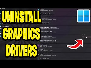 How To Uninstall Graphics Drivers