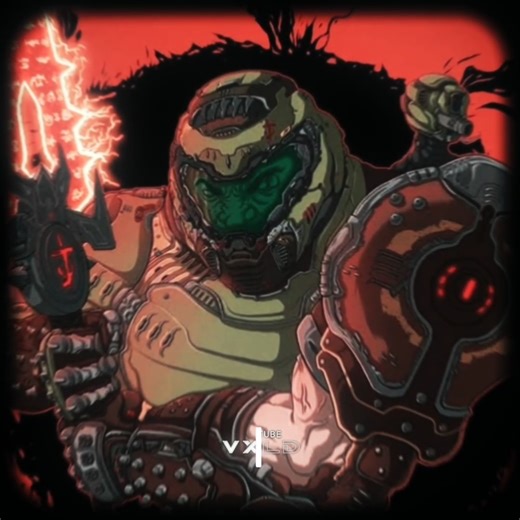 Nightmare For Demons💀[4k] | Doomslayer edit | ilyhiryu - Smezir_2 (Super Slowed) #fypシ