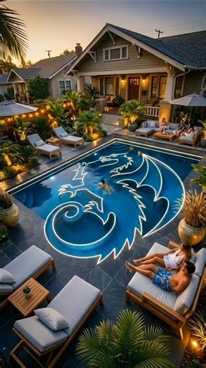 Turning My Front Yard Into a Giant Dragon Pool 🐉 | Crazy Pool Transformation