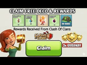 🤩CLAIM Free Rewards In Clash Of Clans - Free Decos,Builder Potion & Research Portion! LIMITED TIME⌛