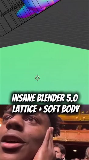 Alexandr Iwaac on Instagram: "Just add soft body physics to lattice modified in blender 5.0 Demo by @rileyb3d . . #b3d #blender3d #animation"