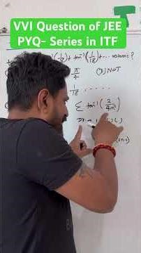 JEE PYQ 🔥 Inverse Trigonometric Series | Only Top Students Can Solve #practicequestions #jee #maths