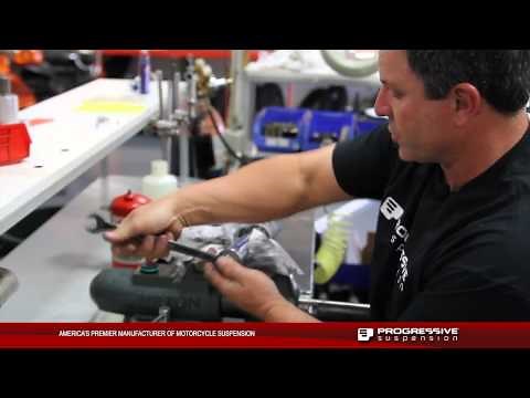 Progressive Goldwing Monotube Fork Cartridge Install