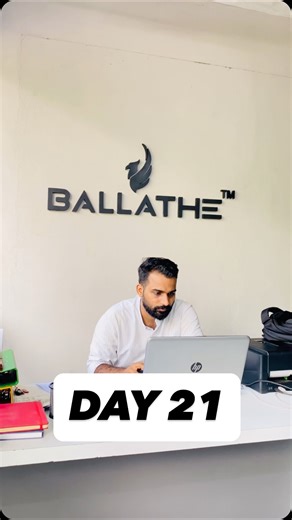 Hakeem Apk on Instagram: "Day 21 🚀 @ballathe.india Starting from scratch with a big vision: 📌 Goal → Build a 1 Cr Perfume Brand in 1 Year 💡✨ Follow along as I document every step, win, failure & lesson. This is not just about perfume—it’s about building dreams into reality. 🌟 #PerfumeBrand #StartupJourney #Day1 #1CrChallenge #EntrepreneurLife #FromZeroToOne"