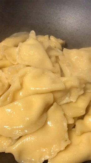 Italian dumplings style #food #ravioli #gorgonzola #cooking