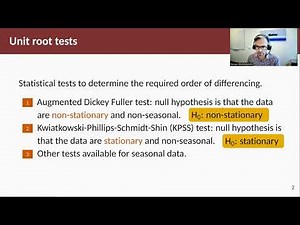 Forecasting Principles & Practice: 9.1 Unit root tests