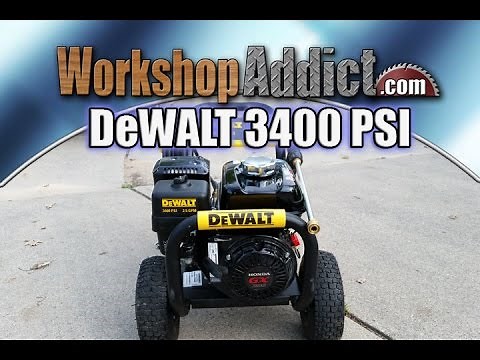 DeWALT 3400 PSI 2.5 GPM Gas Pressure Washer powered by Honda - YouTube