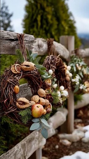 23 Natural Outdoor Christmas Decorations That Wow