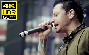 【4K/60FPS】《In the end》德州万人合唱爆燃现场顶级画质修复！斯人已逝，摇滚永存！
