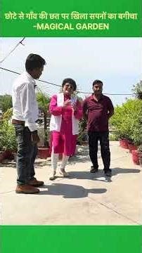 छोटे से गाँव की छत पर खिला सपनों का बगीचा-MAGICAL GARDEN