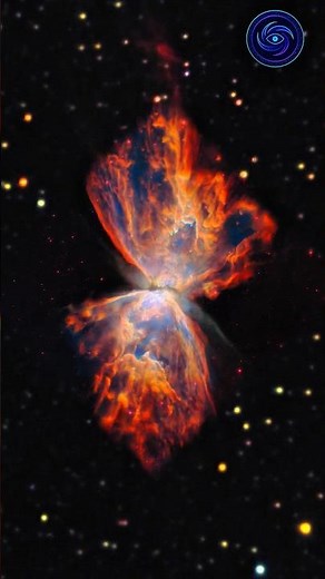 Zoom Into the Butterfly Nebula: A Cosmic Pair of Expanding Wings #space #universe #shorts