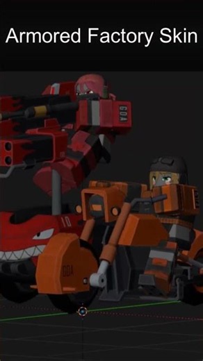 New Armored Factory Skin and Dark Fallen Gem Leaks 👀🔥🔥 #roblox #tdx #shorts